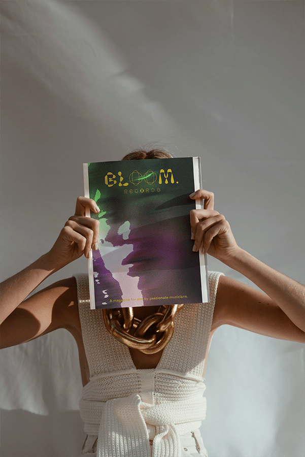By Simone Stocker_Creative Director_Art Director_Music Magazine_Layout Design_Bloom records