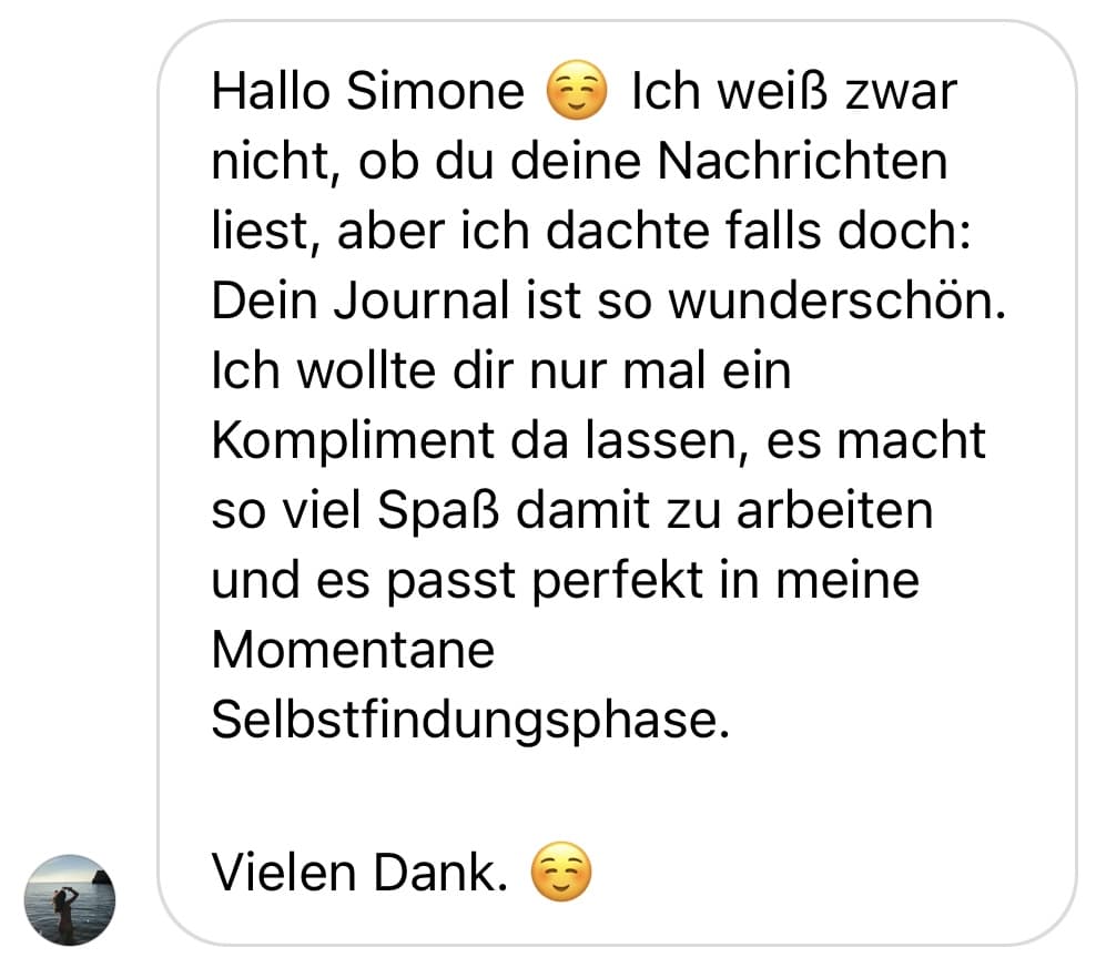 By Simone Stocker_Blossome Journal_Mindfulness Journal_Feedback_Testimonial_Review