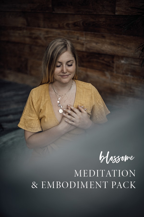 By Simone Stocker_Blossome Journal_Mindfulness Journal_Embodiment and Meditation Pack